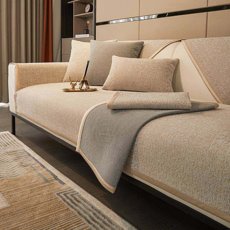 025新款约皮沙发垫套罩盖子布靠背巾AL102727四季通用防滑座简垫