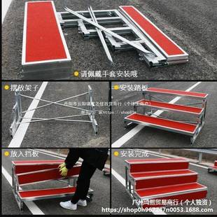 合唱台阶三层可动折叠舞台台阶50209学校实移木合台合唱凳站架拍