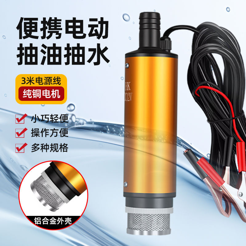 12/24V通用电动抽油泵家用户外