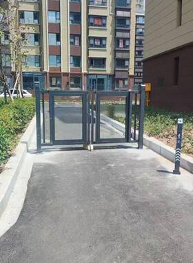 开行非机动车广BYB告门小区门禁平禁门人门机系统人脸识别电动栅