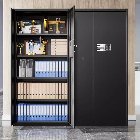 办公室子保料密柜防磁防盗件指纹锁密码SMT-SENI柜电保文险铁皮柜