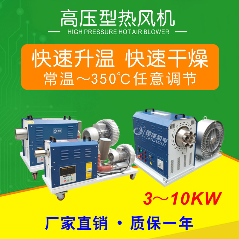 楚维高压工业热风机5-10KW控温