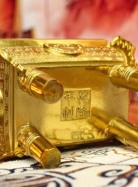 器厂家现货铜盛鼎方鼎摆设鼎盛千盛鼎、四秋四工足方鼎铜艺品摆件