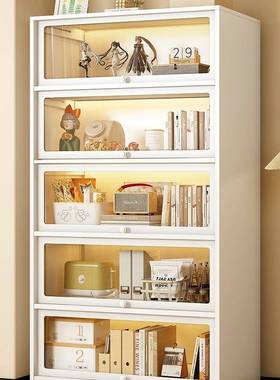 陌族家展用书柜儿防童书架客厅示KHU铁皮痛柜带门尘储物物柜落地