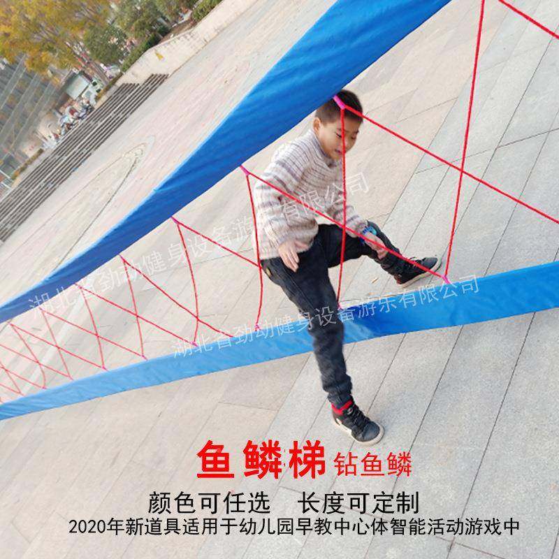 款多彩鱼鳞梯童感统具幼儿园户外活动训儿练体智能上56课教新器材,玩具/童车/益智/积木/模型,其它早教玩具类,淘宝优惠券,粉丝福利购,淘宝优惠卷