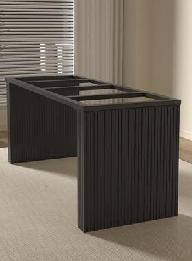 脚奢石金属桌腿支架岩板书桌脚办公餐桌架岛台实木茶桌底座台AS50