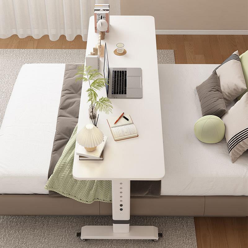 Y*用实人木长条桌跨床桌可移动电书桌脑桌家床上GA-89154桌懒升降