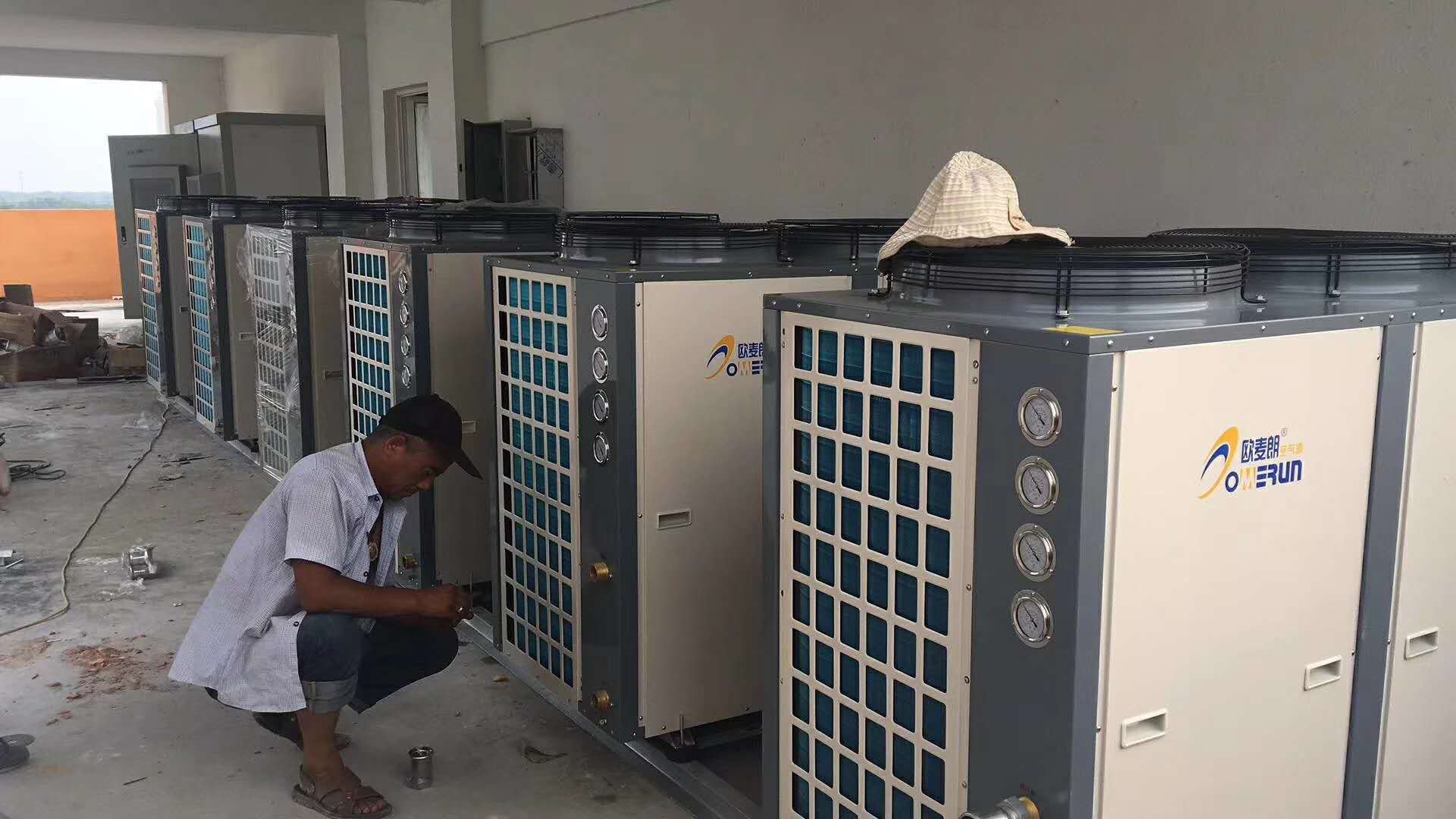 空气源热泵热水机组工程