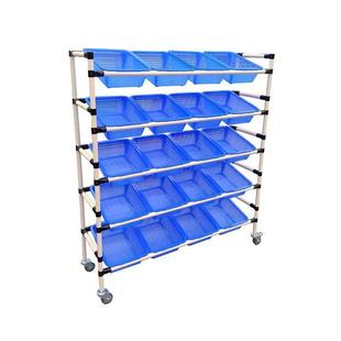 3538电商车拣车库配货车快分递物流多功能推车间仓精益管物料架镂