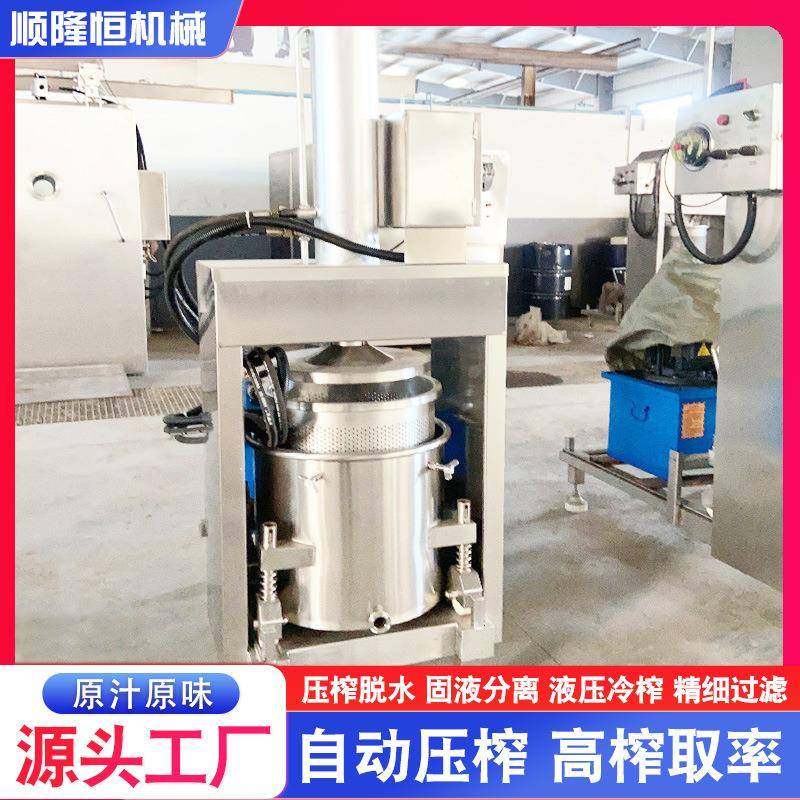 鲜压榨机荔枝果肉味果汁汁渣新分离压榨机红果心火龙原榨汁精密压