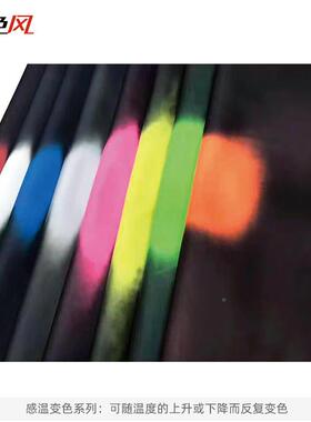 感变色皮革P温变皮变温色PU变色革皮革699变色材料遇热变色U