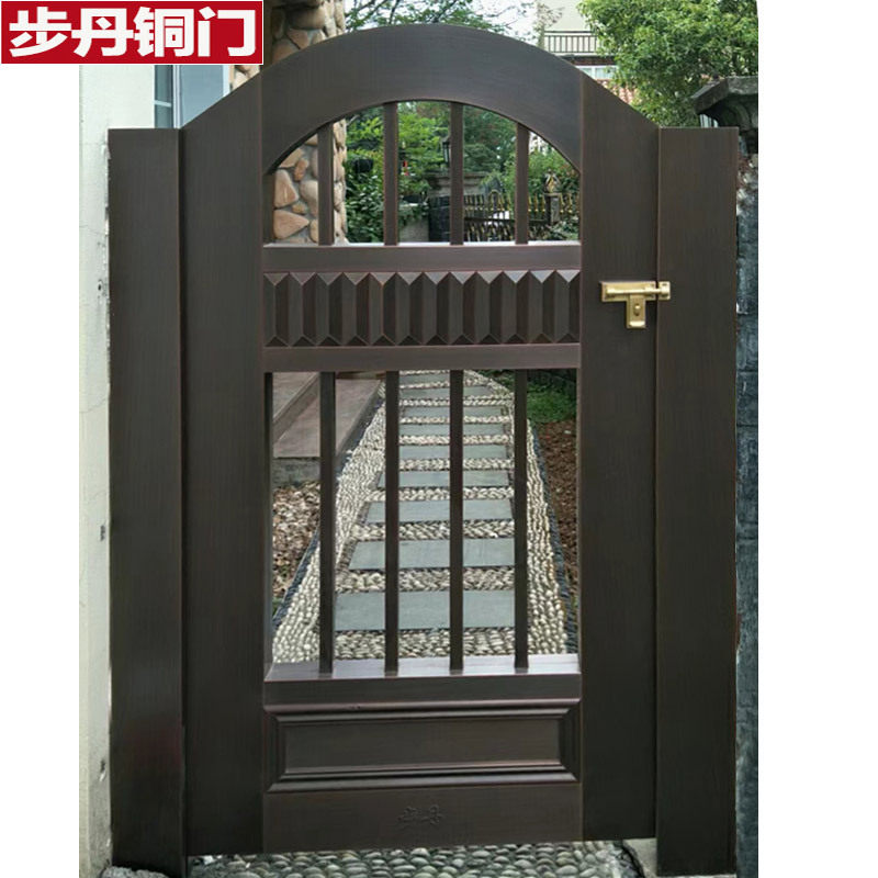 步丹铜门庭院入户别墅围墙门
