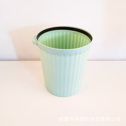 塑料加厚无盖内压圈家用垃圾桶