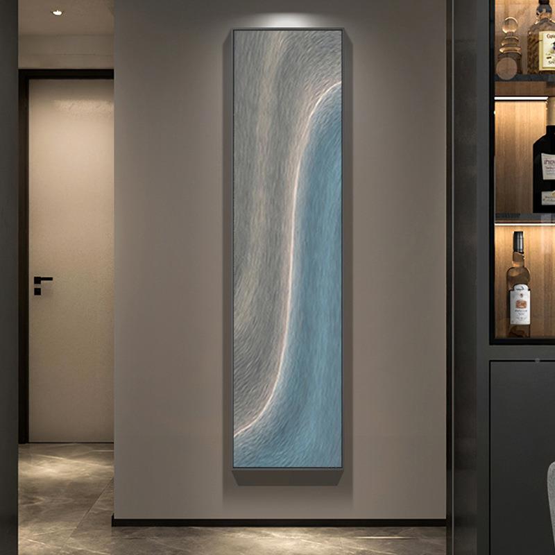 玄关走廊公窄长条装厅饰画酒LY435553店寓入户迎门墙挂画客民宿正