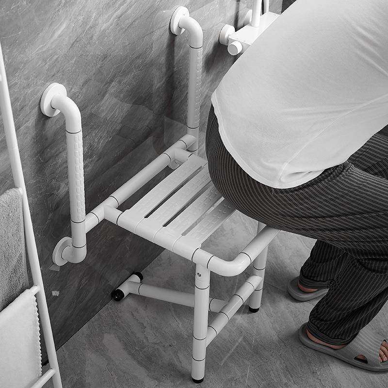 浴室折13236防叠凳双扶手老椅人用洗澡孕妇专残疾人滑淋浴间壁挂