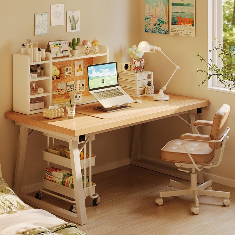 书桌卧室家用电脑桌办公桌台式简约出租屋学生写字桌工作台桌子