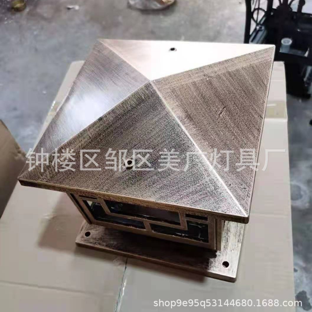 太阳能柱头灯户外防水别墅庭院大门口2024新款接电围挡栏杆围墙灯