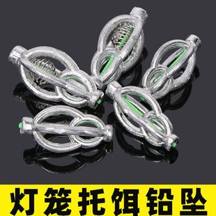 灯笼坠打窝器花篮弹簧饵笼远投抛饵器爆炸钩铅坠诱鱼包饵料拖饵笼