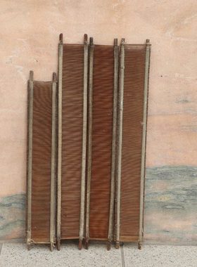 民俗老物件竹篦子老式织布机配件竹篦子复古怀旧收藏品制茶台茶具