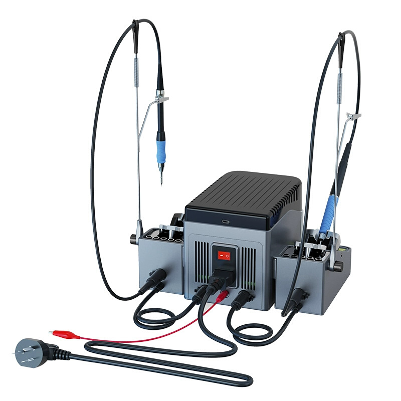 艾讯T420D双工位智能焊台T3A/T3B烙铁头210/115/936/T12/245焊笔