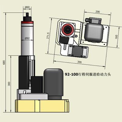 厂家直销74N74量气动攻丝力头高精度攻牙动保力动头气动质证