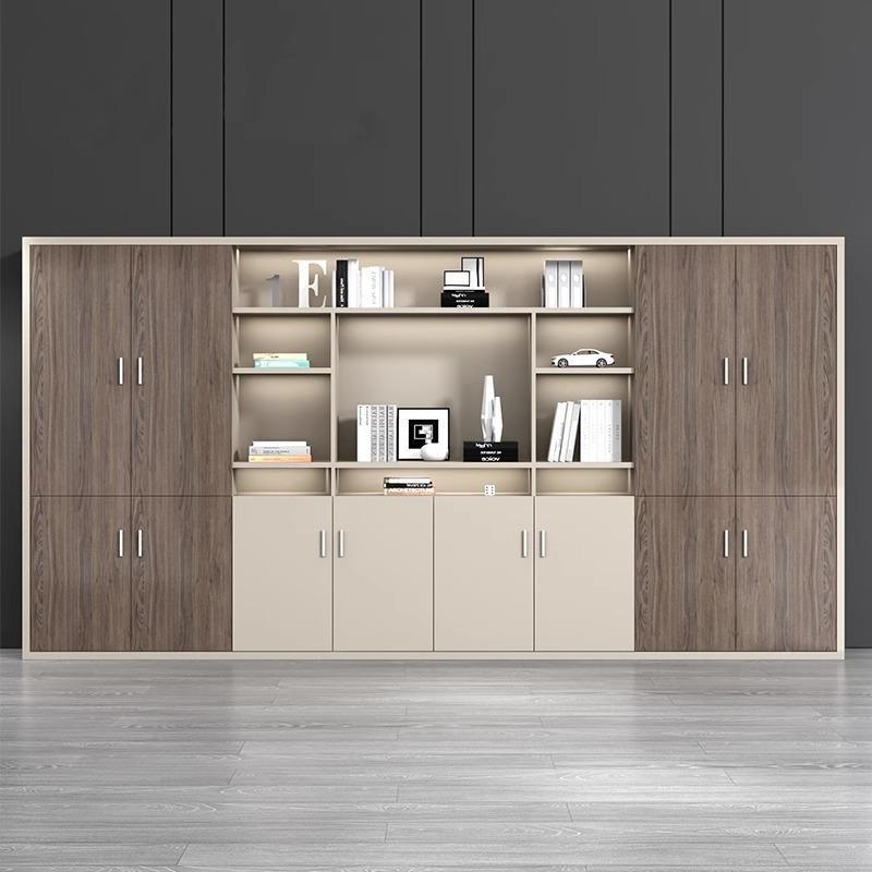老板办公书柜办公家具文件木质高柜约现代资室料XD_Re0Jp简柜背景