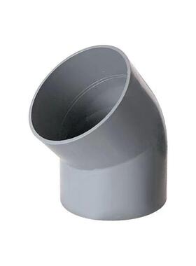 PVC灰色45度弯给水接头110125414060小弯通风1VLF寸6寸管头材配件