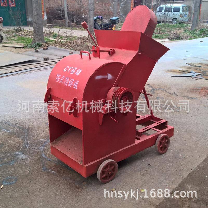 瓶建筑400x300垃圾式破碎机破玻璃瓷砖粉碎机锤移动式粉煤灰砖锤