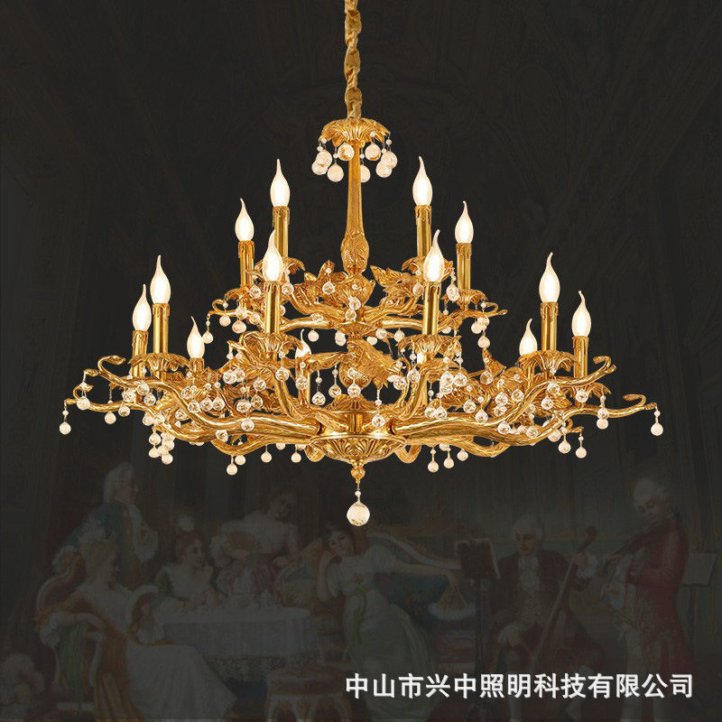 法式吊灯客厅卧室餐厅灯别墅