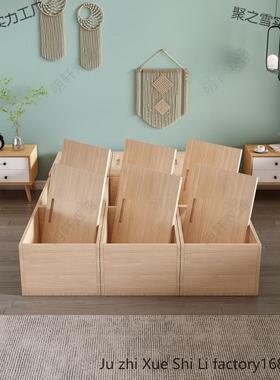 榻榻米组合箱储物REK组箱子床实木收纳箱拼地台高家用卧室床合新