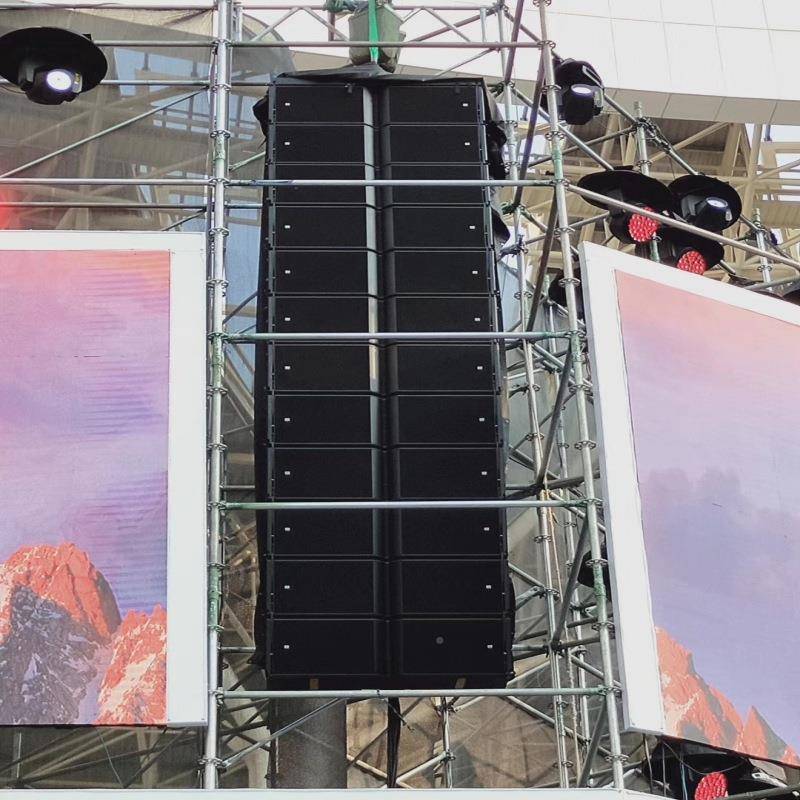 舞台有源音响婚庆主持680型户外响演出专用大音广会议场专用音响