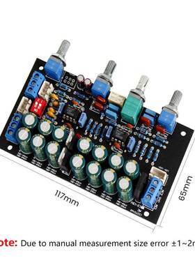 A1PHIFI前级音调板ADB烧级发前置板OA6042运放AD827前级板