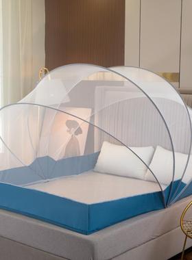 折2床025可叠蚊帐家用夏季2025新款安免装单人宿舍防12471摔蒙古