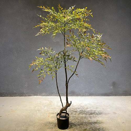 YS-01510仿真南竹物假天绿植装饰仿真树客厅落地盆植仿生栽绿植摆