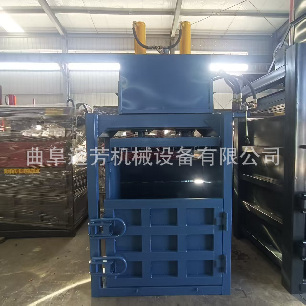60吨小型立式废纸塑料瓶打包机