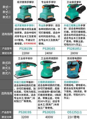 力捷家用木YHU材家普具木电地板打磨机动抛光机工平板砂光木机砂