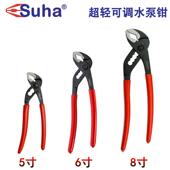 SUA多水泵钳6H寸迷水管钳微型149你小管钳小号功能扳手