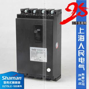 家用空气开关DZ15LE-100型小型断路器塑壳式漏电保护器 漏电开关