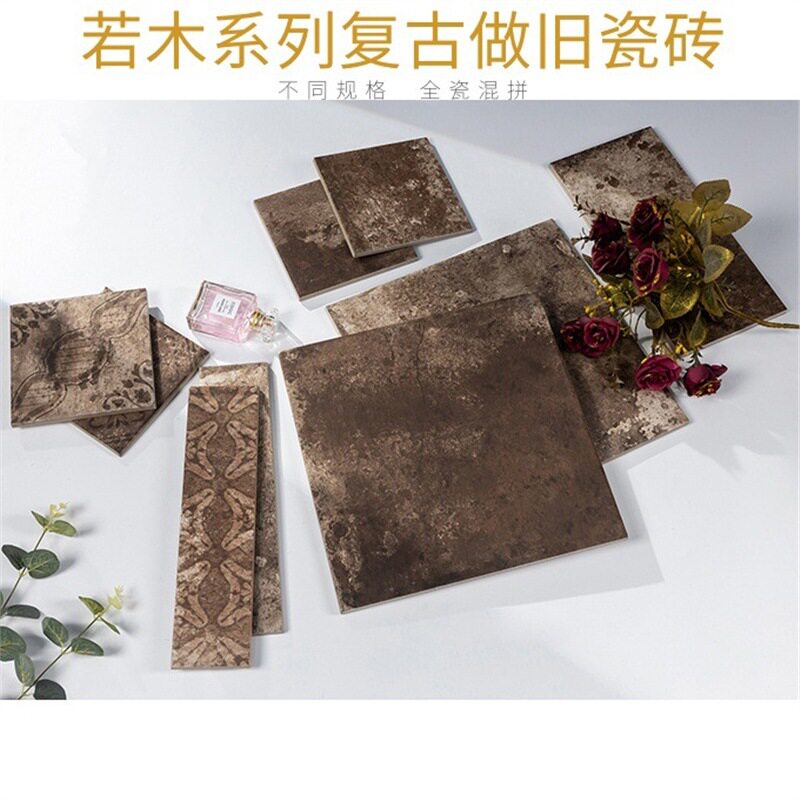 复古做旧仿石纹75X300长条墙砖