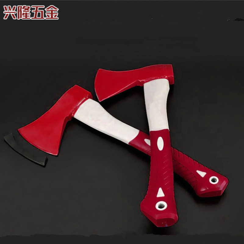 包塑木柄不锈钢开山伐木斧