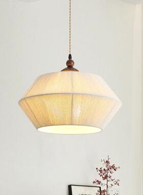 中古全茶光谱灯餐厅式吊灯法式奶53180油风书房客厅卧室日实木复