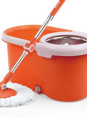 免墩布桶拖花双篮家用拖Q布手洗5753大卫旋转拖把地驱动可拆自动