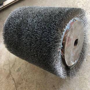 厂家直销钢丝辊 镀铜丝辊  木地板拉丝 辊刷 钢板除锈 钢丝刷辊