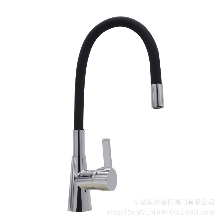 冷热可旋转拉伸厨房龙头多色