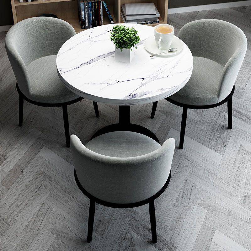 区简约接待洽谈桌椅组合阳小桌店铺会客圆销售楼休台息休闲餐YMX