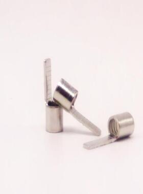 DN1.2OIJ5-18片裸端头片形冷压接线端形子铜线B耳冷压插片线耳