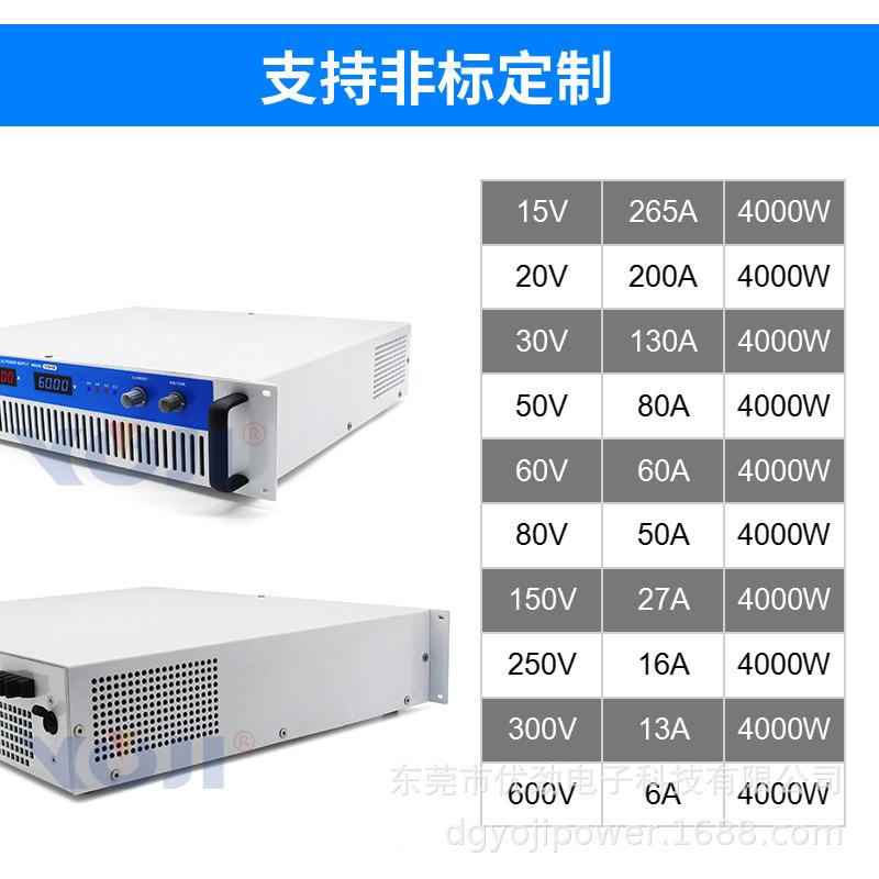 直0KNB流电源3000W0-5V6001000V稳压0电源污水V处理电源电解电源