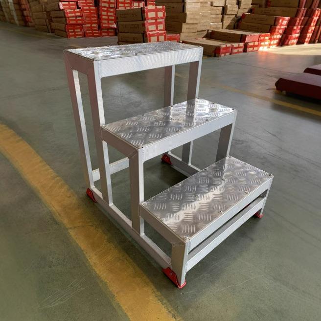 厂登家直销车间仓库平用铝移合金动台高梯各LB-PTT01种铝制梯凳车