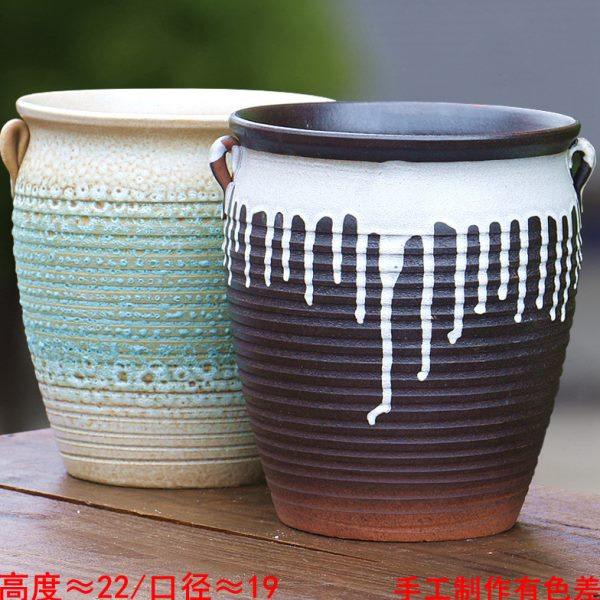 三角梅沙漠玫瑰兰花九里香简约粗陶罐紫砂法师老桩多肉植物大花盆,家居饰品,花盆,淘宝优惠券,粉丝福利购,淘宝优惠卷