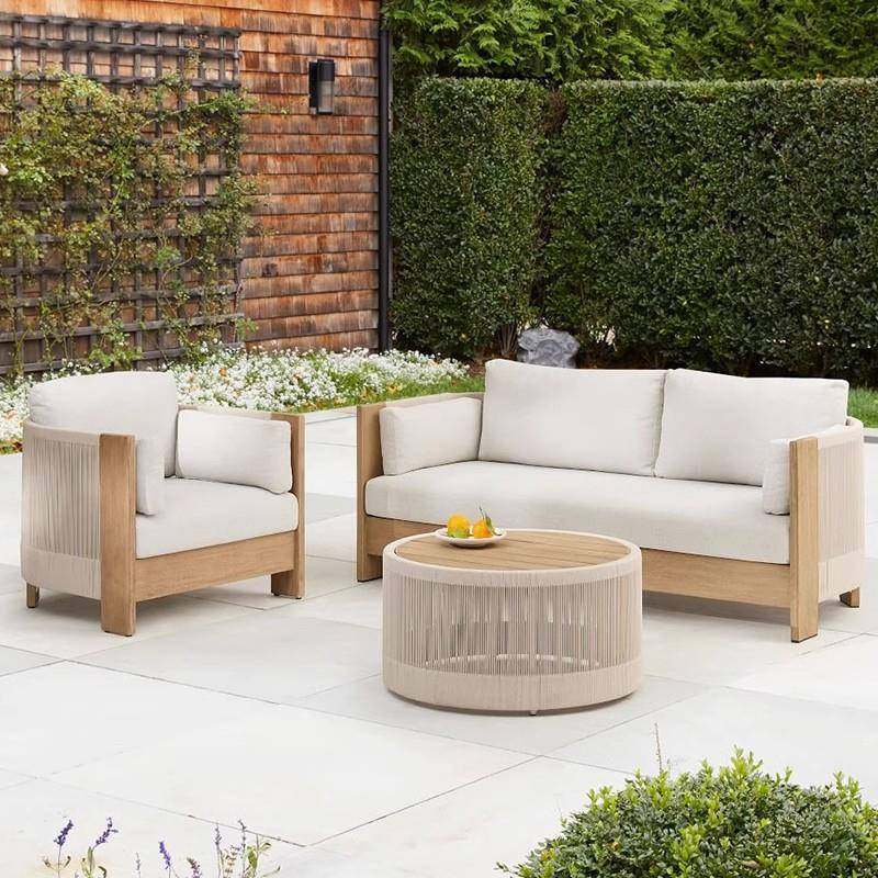 别墅户外沙发庭院家具露天休闲藤椅柚木室外花园露台藤编沙发组合,机械设备,其他机械设备,淘宝优惠券,粉丝福利购,淘宝优惠卷